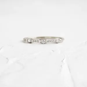 0.21CTW Eternity Natural Diamond Round wedding Band