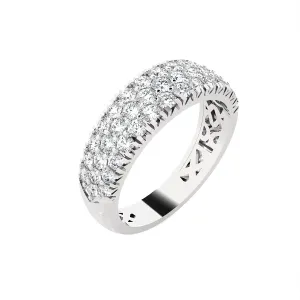 1 1/4 ctw Round Lab Grown Diamond Anniversary Ring