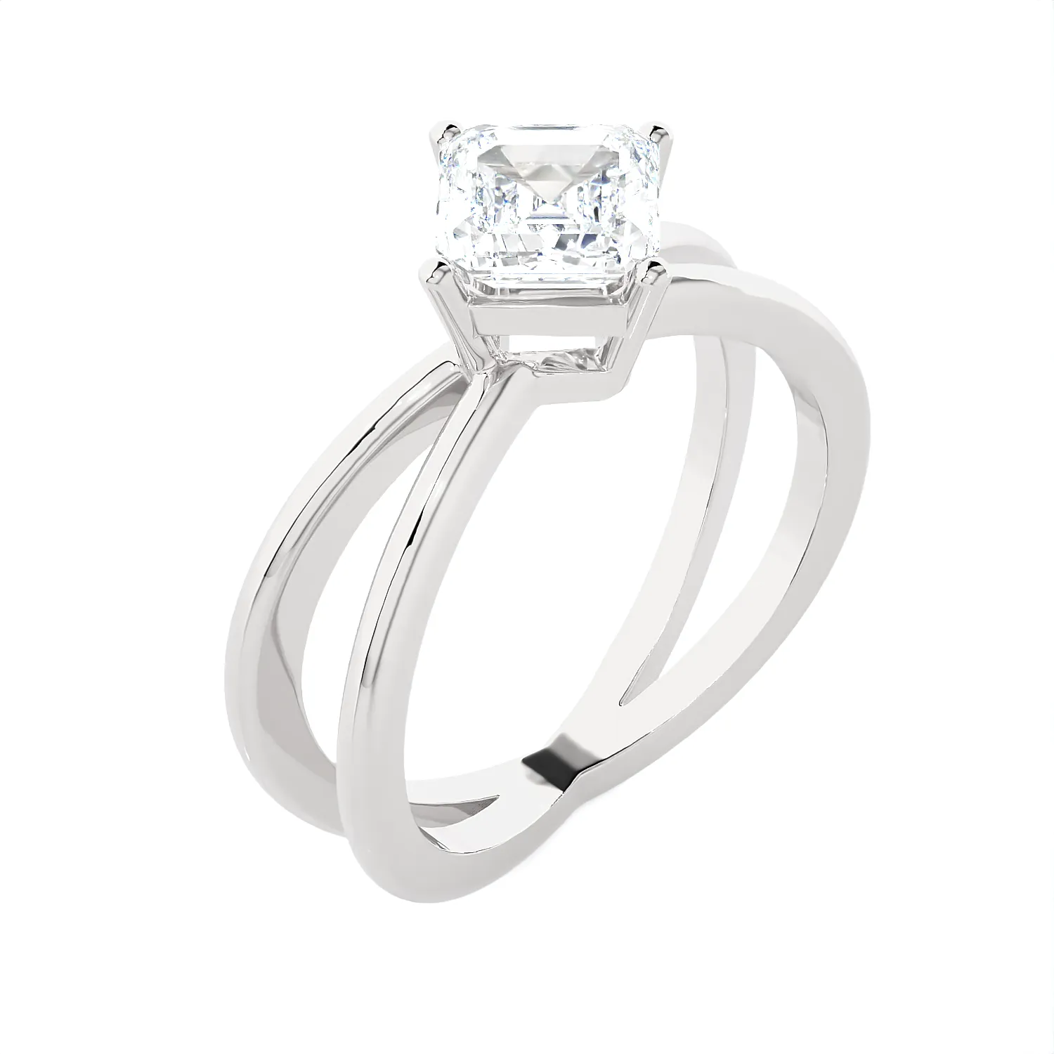 1 1/4 ctw Round Lab Grown Diamond Solitaire Engagement Ring