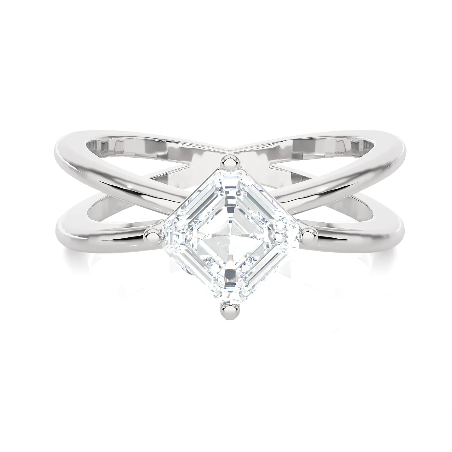 1 1/4 ctw Round Lab Grown Diamond Solitaire Engagement Ring