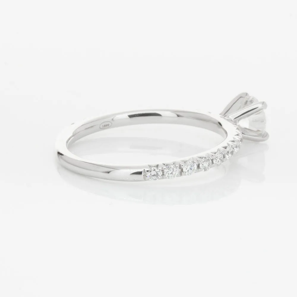 18ct White Gold .50ct Diamond Comet Ring