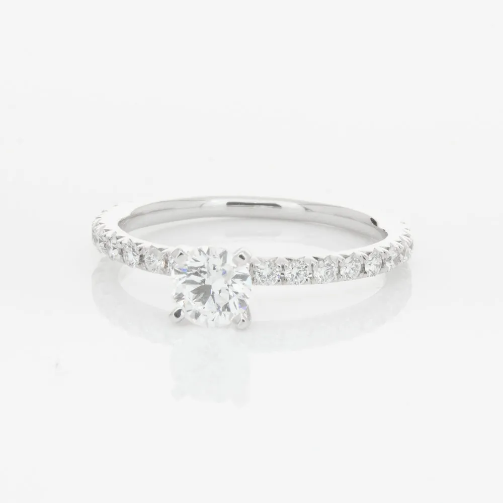 18ct White Gold .50ct Diamond Comet Ring