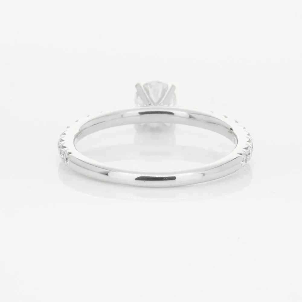 18ct White Gold .50ct Diamond Comet Ring