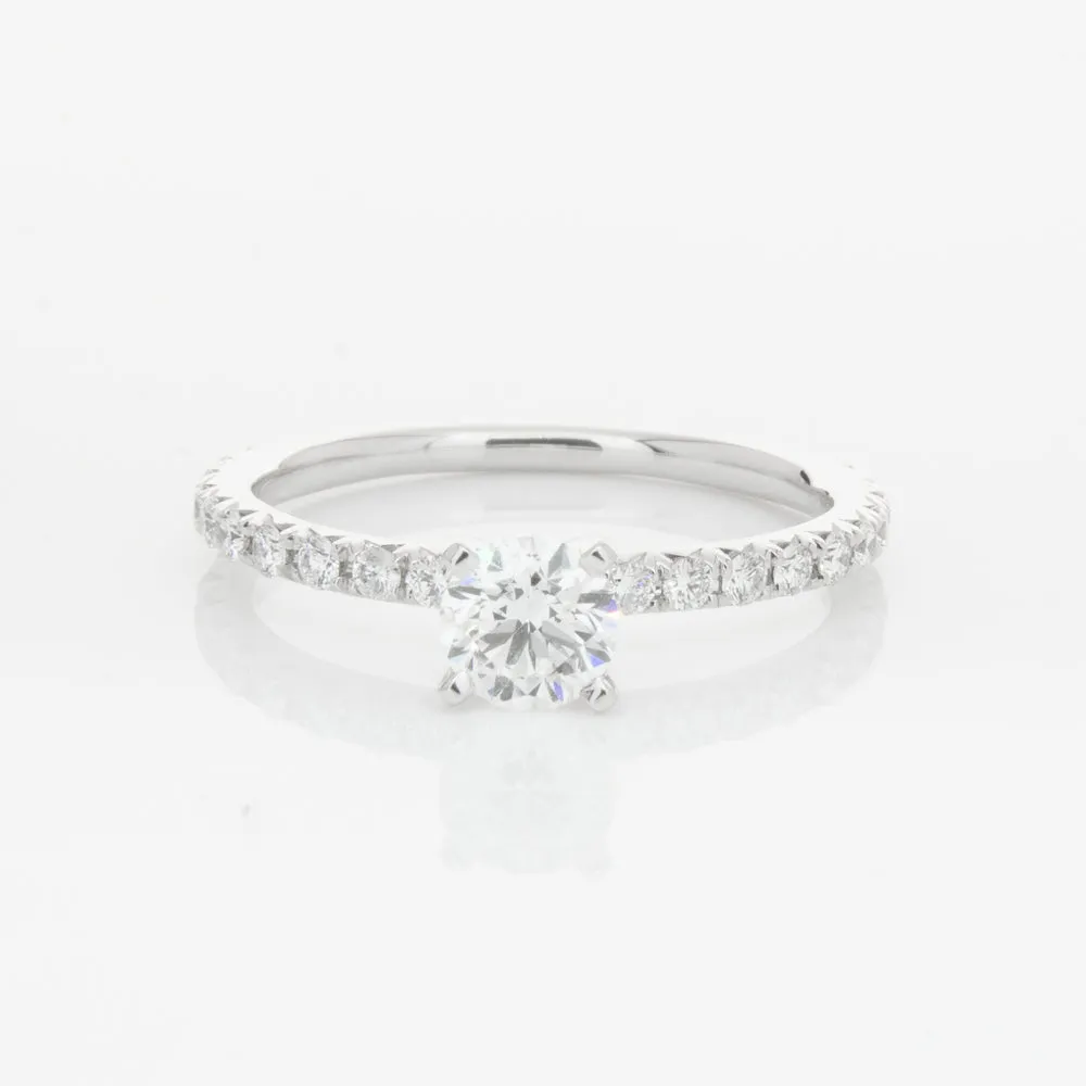 18ct White Gold .50ct Diamond Comet Ring