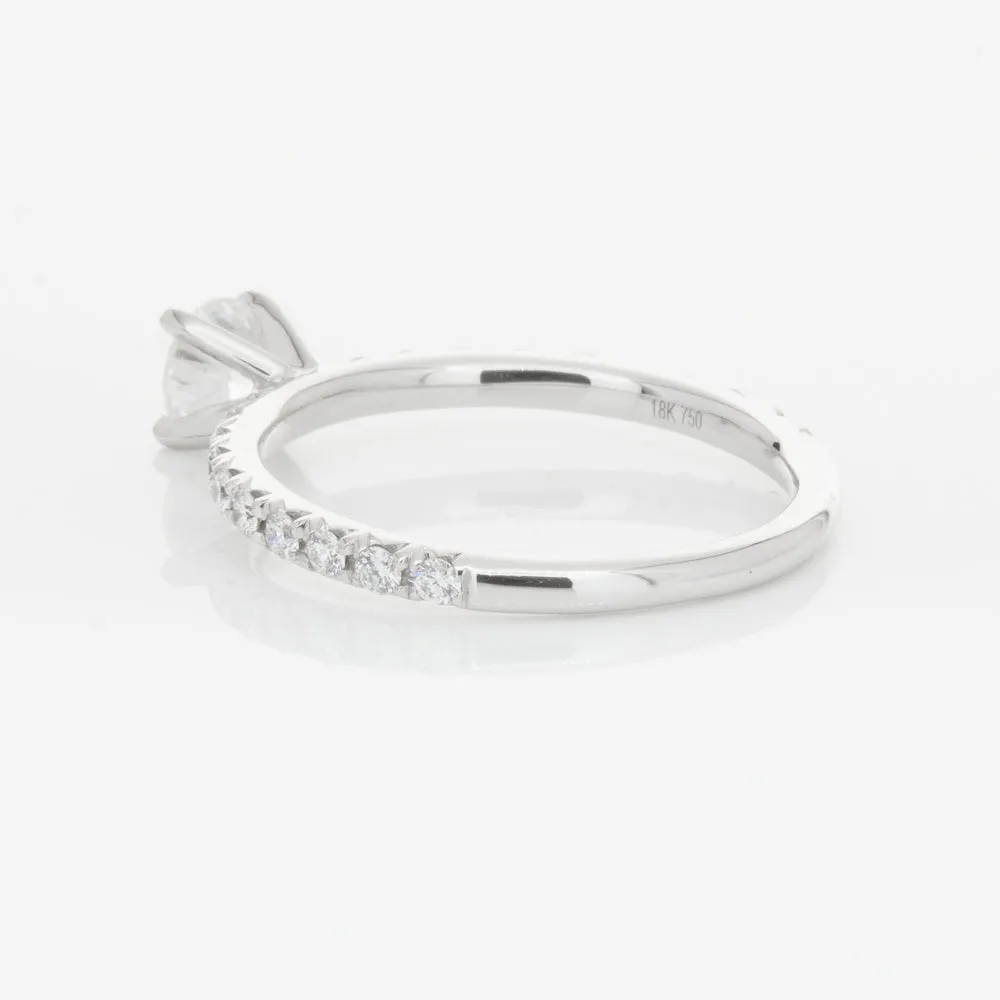 18ct White Gold .50ct Diamond Comet Ring