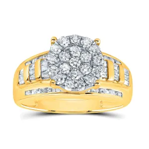 1ctw Diamond Cluster Promise Forever Ring