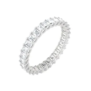 2 ctw Emerald-Cut Lab Grown Diamond Eternity Band