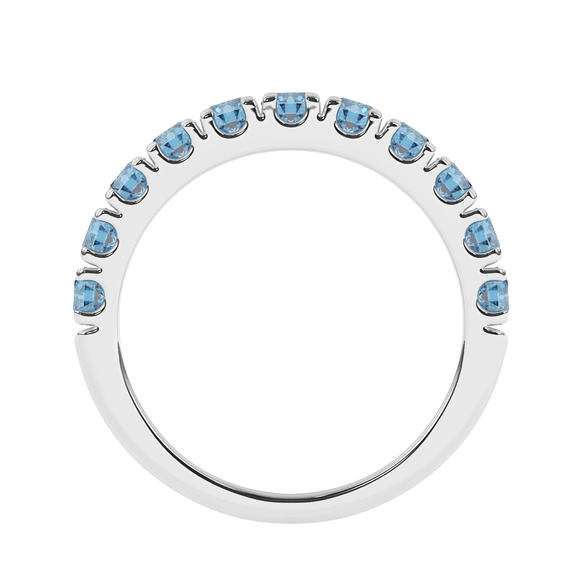 Amanda Ann Ring - 1.00Ctw Blue