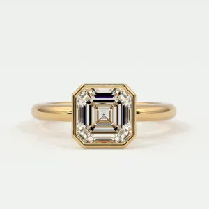 Asscher Cut Bezel Setting