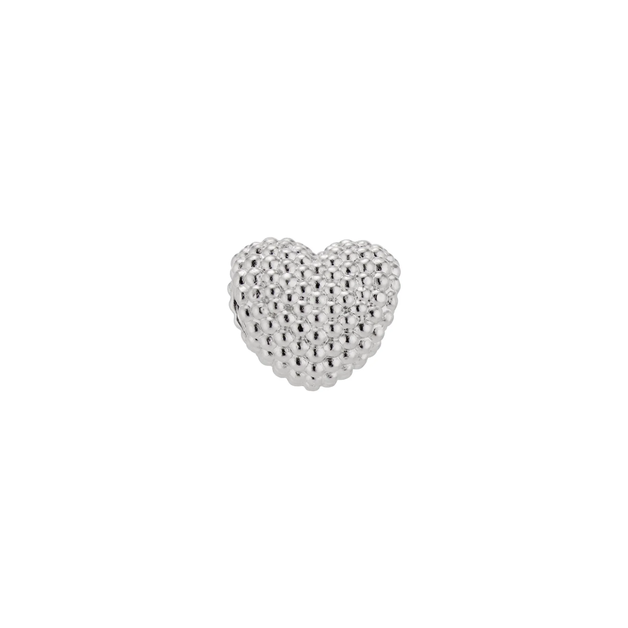 Beaded Heart Charm