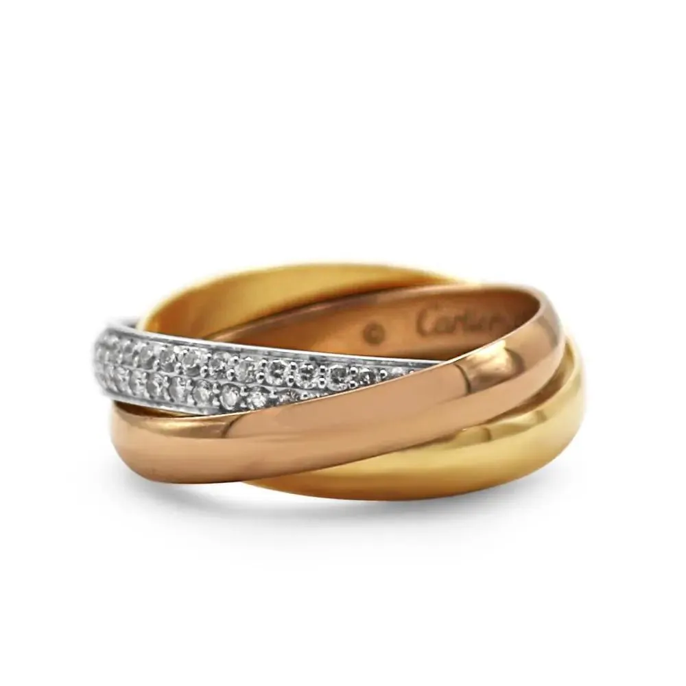 Cartier 18ct Diamond Trinity Ring