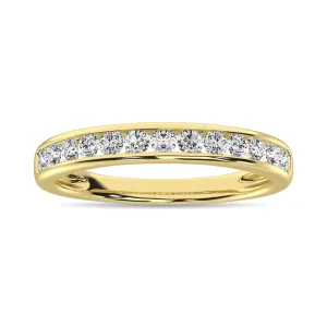 Channel Set Diamond 1 Ctw Anniversary Band