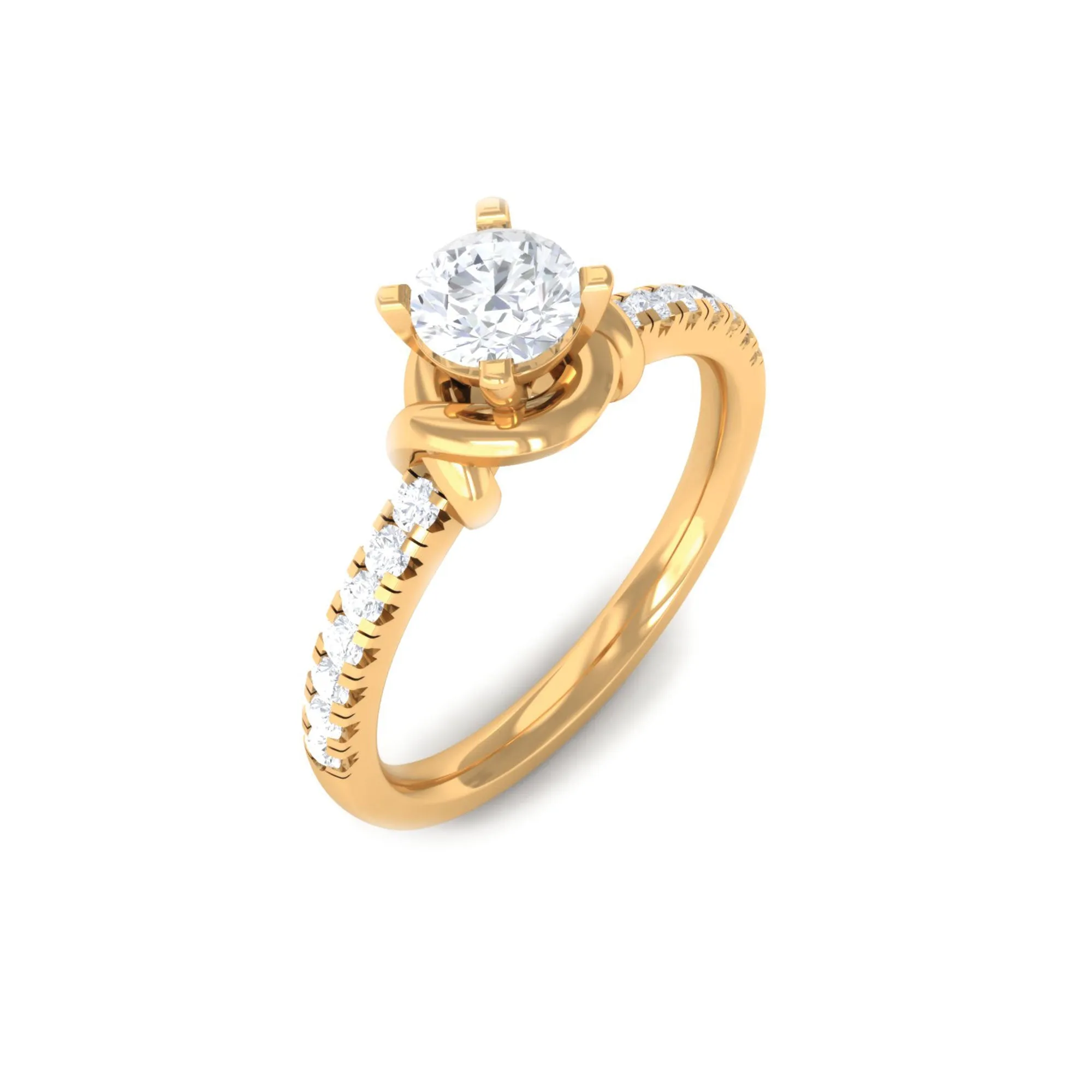 Classic Diamond Solitaire Promise Ring in Prong Setting