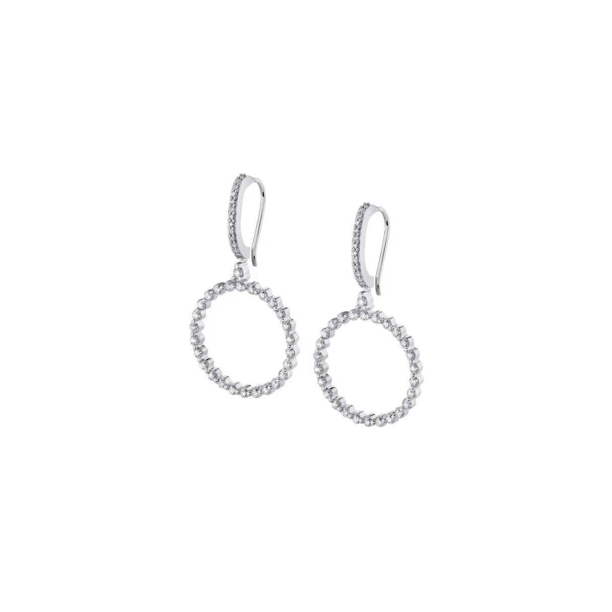 Cloud Ring Drop Earrings