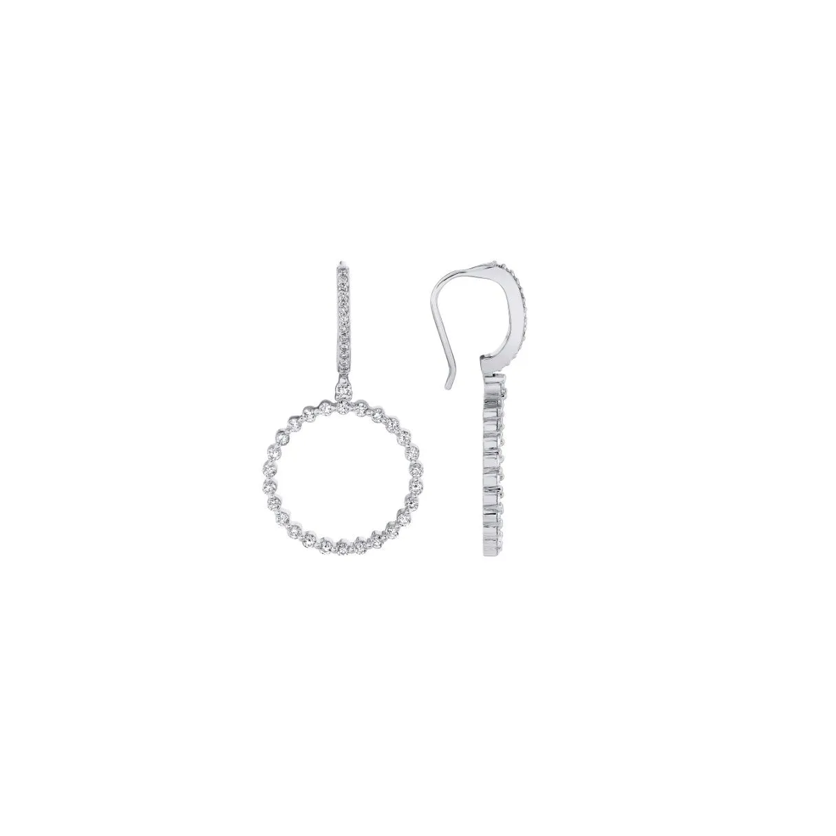 Cloud Ring Drop Earrings