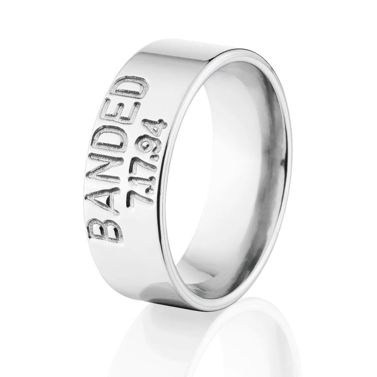 Cobalt Men's Wedding Band - Duck Band Ring