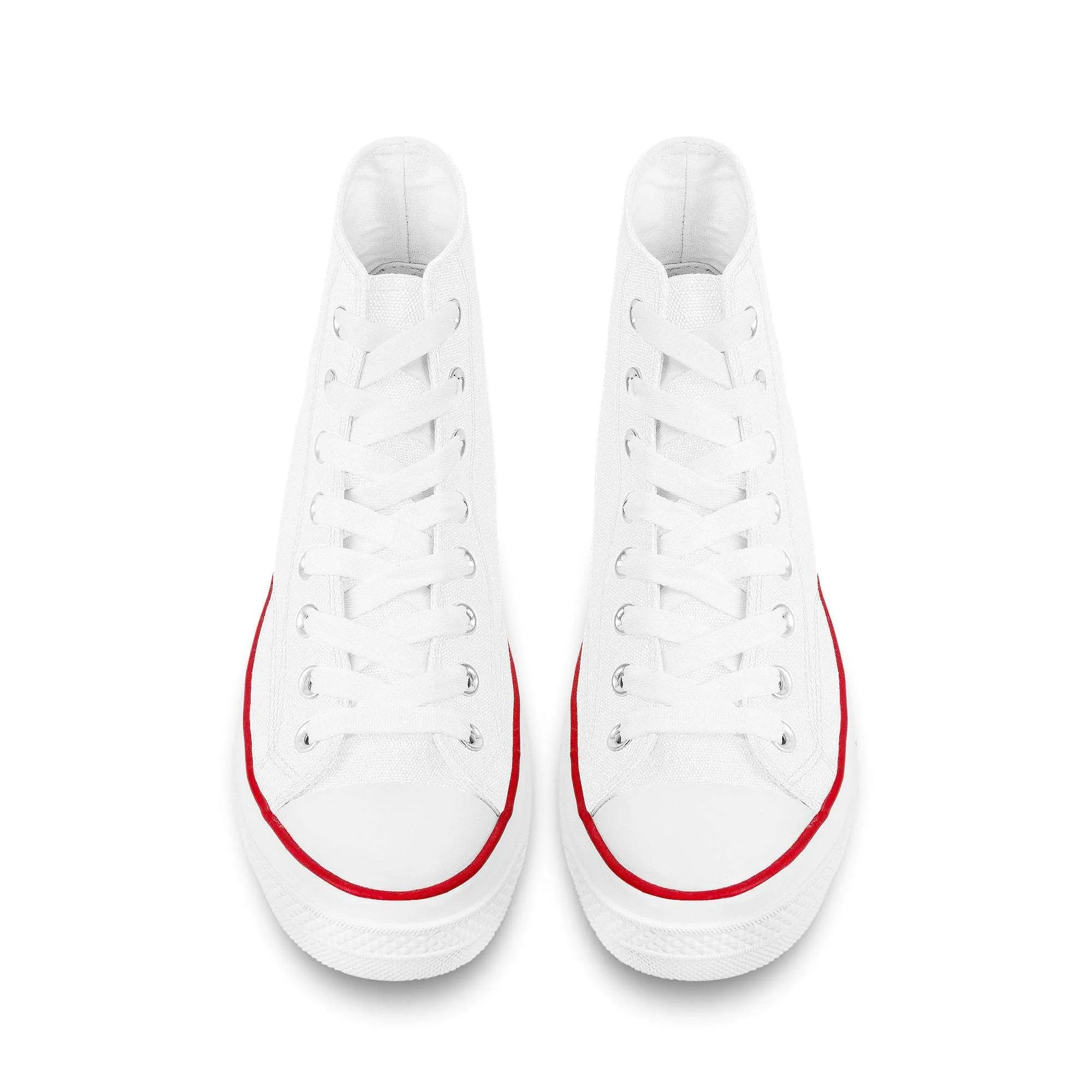 Create Your Own - High Top Canvas Shoes - White