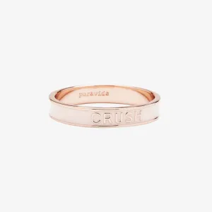 Crush Enamel Word Ring