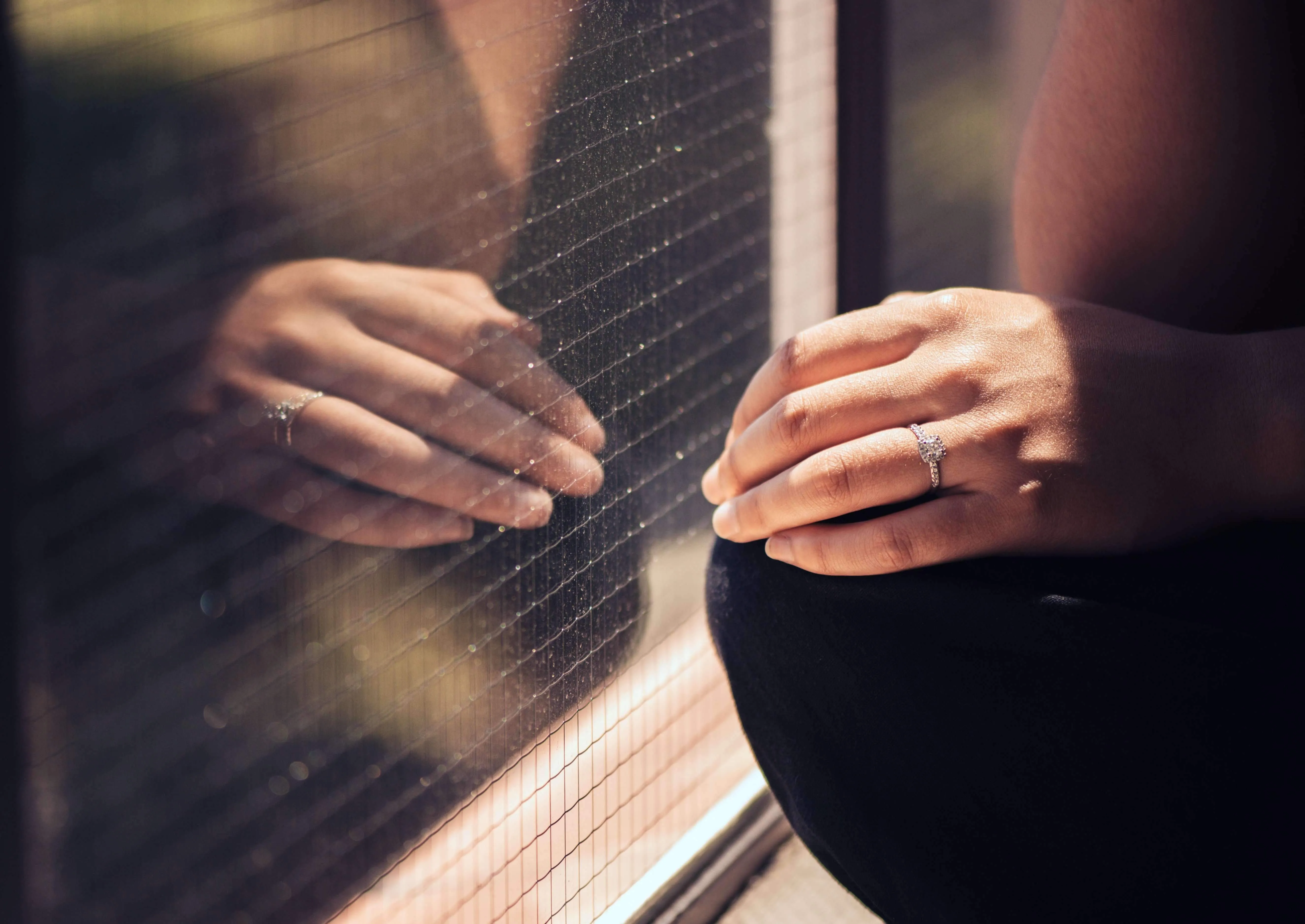 Cushion Diamond Halo Ring, White Gold & Platinum