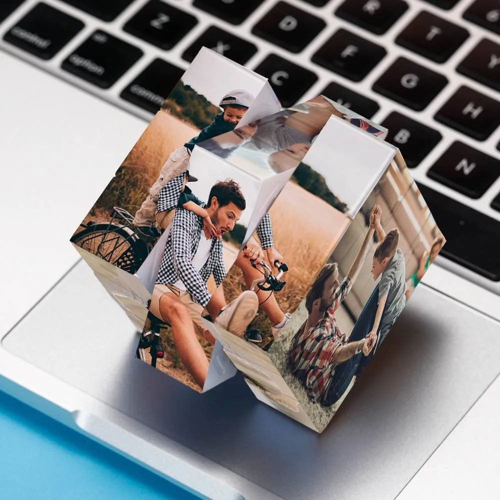 Custom Multi Photo Rubic Cube - For Couple