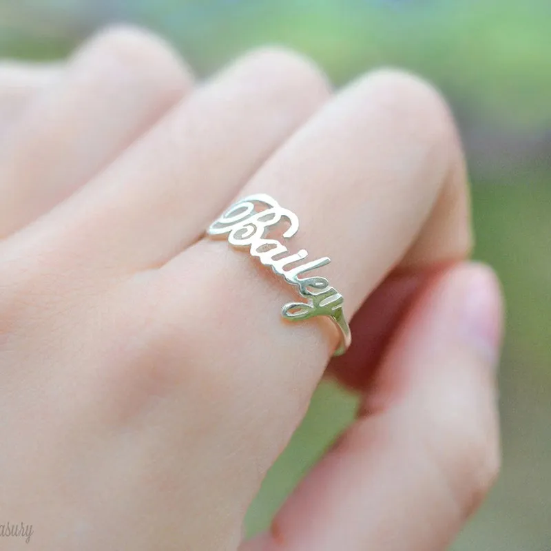 Custom Name Rings-Name Rings For Women-Special Gifts For Women