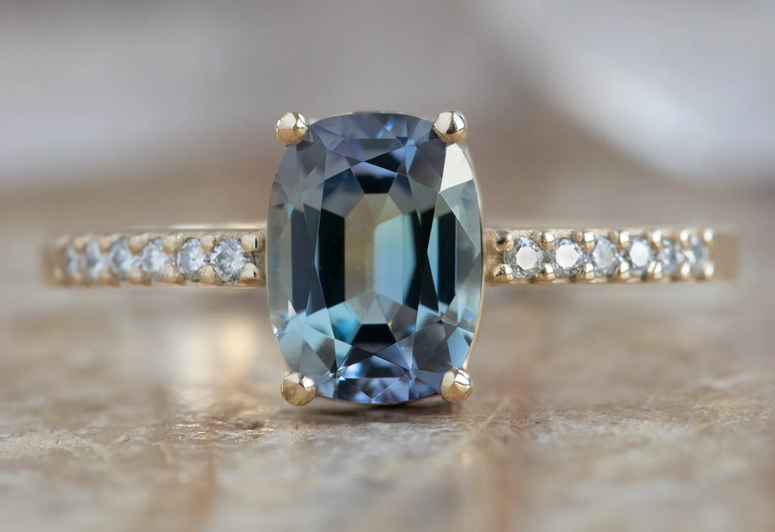 Design Your Own Custom Natural Tanzanite Engagement Ring