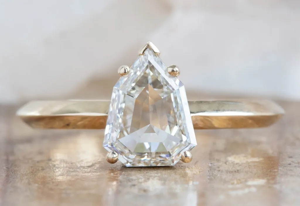 Design Your Own Custom Natural White Diamond Engagement Ring