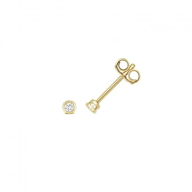 Diamond Jewellery 18ct Yellow Gold Diamond Stud Earrings EDQ345