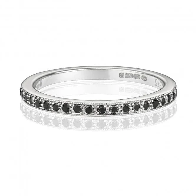 Diamond Jewellery 9ct Eternity Ring Set in 9K White Gold RD388WB