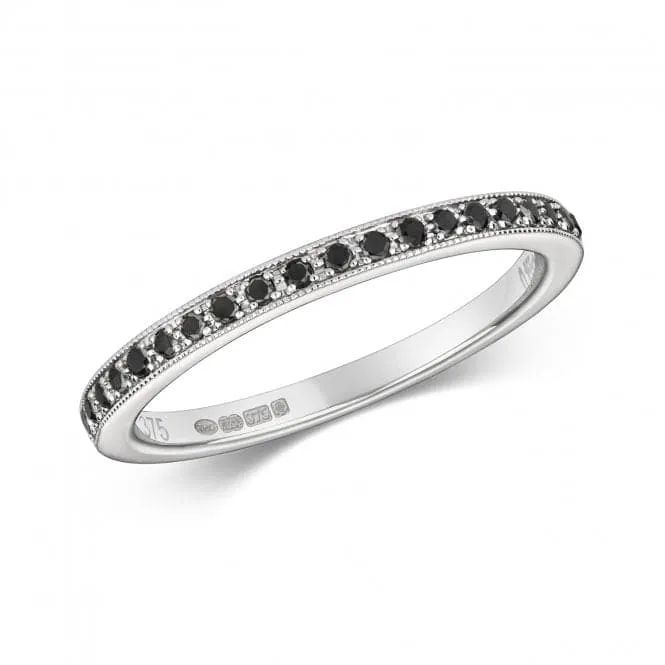 Diamond Jewellery 9ct Eternity Ring Set in 9K White Gold RD388WB