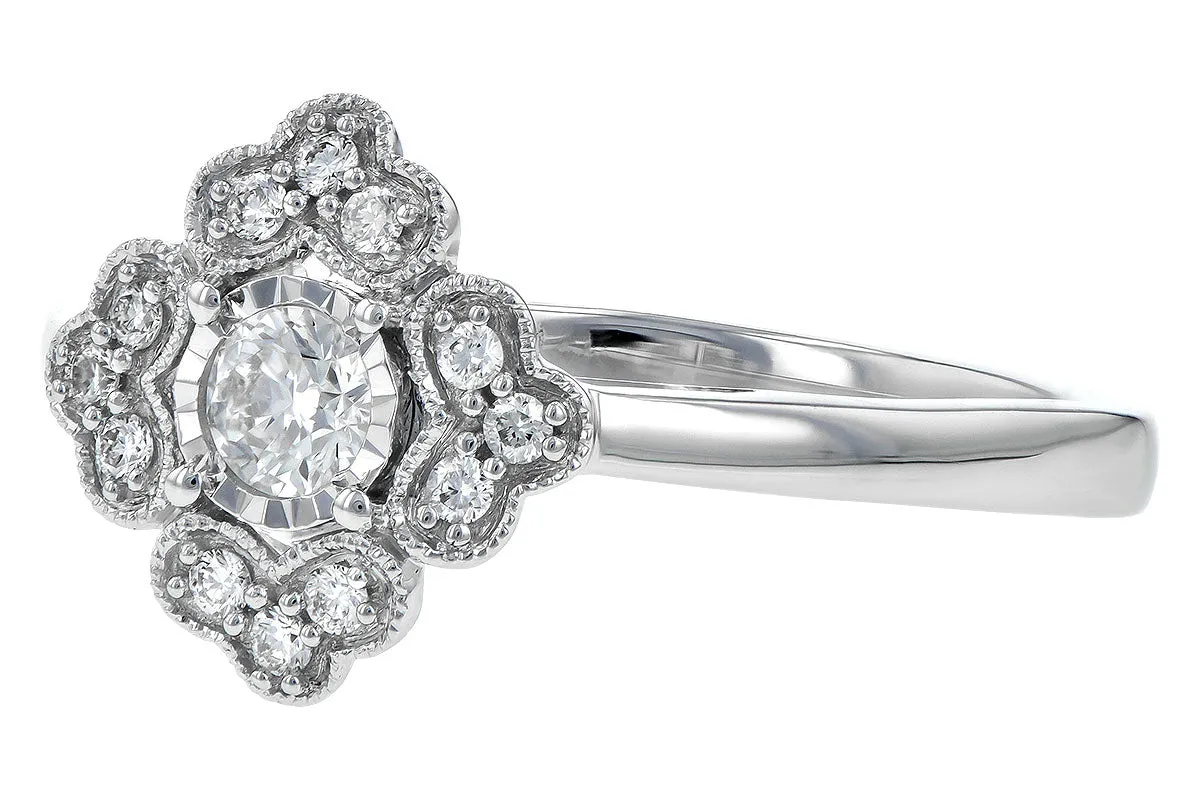 Diamond Ring with Halo