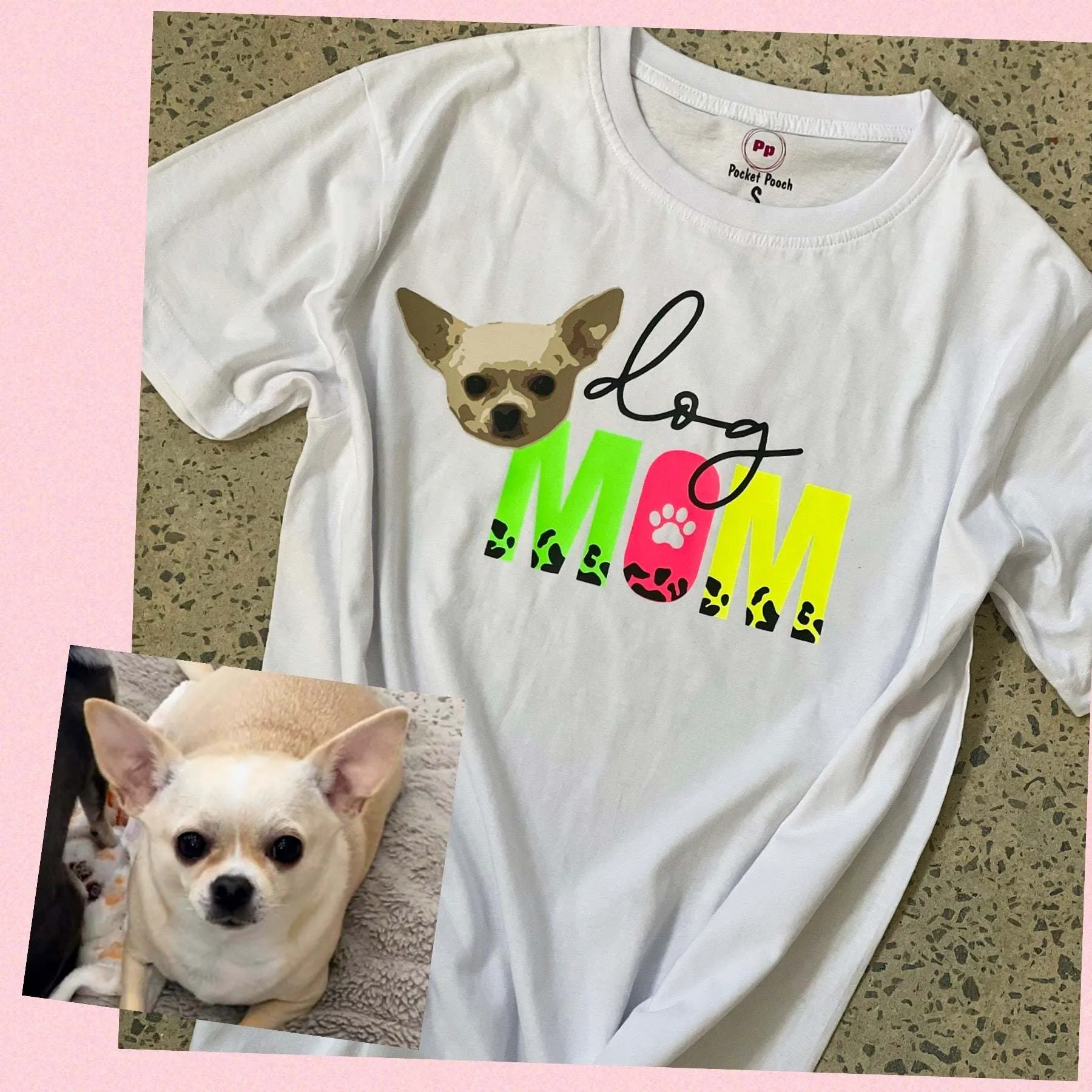 Dog portrait, create your own special T-shirt or Hoodie