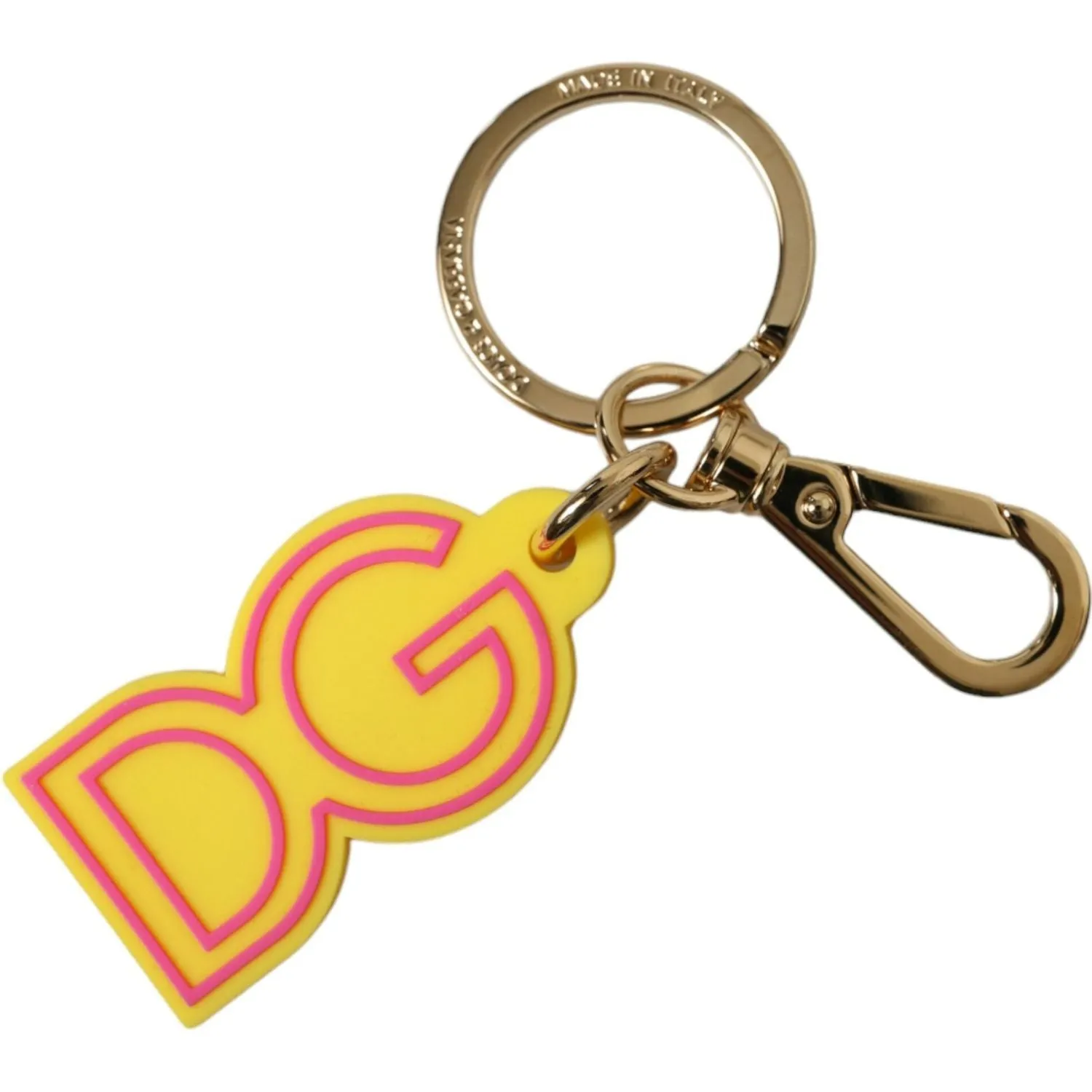 Dolce & Gabbana Chic Yellow Gold Keychain Charm