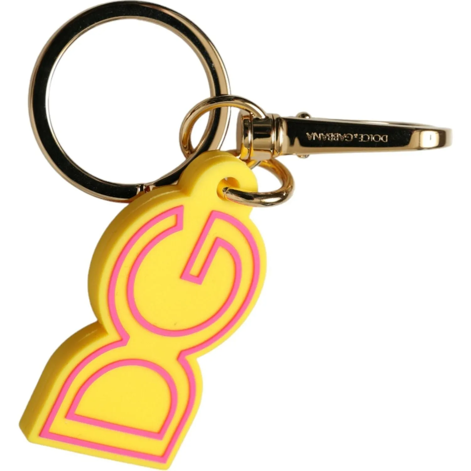 Dolce & Gabbana Chic Yellow Gold Keychain Charm