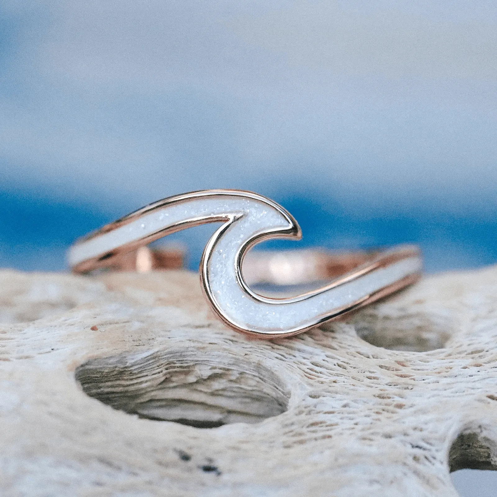 Enamel Wave Ring