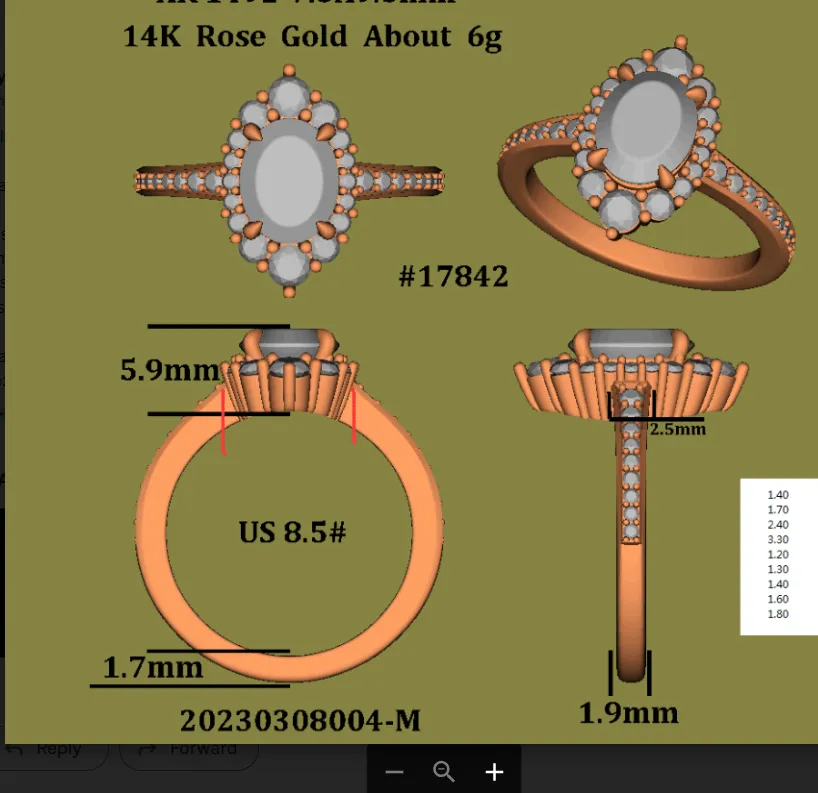 Enhancer for #17842 ring