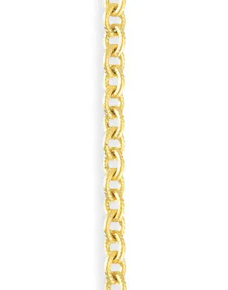 Etched Cable Chain, 4.1x5.1mm, (1ft)