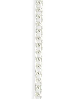 Etched Cable Chain, 4.1x5.1mm, (1ft)