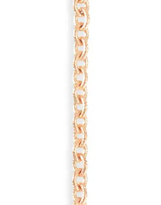 Etched Cable Chain, 4.1x5.1mm, (1ft)