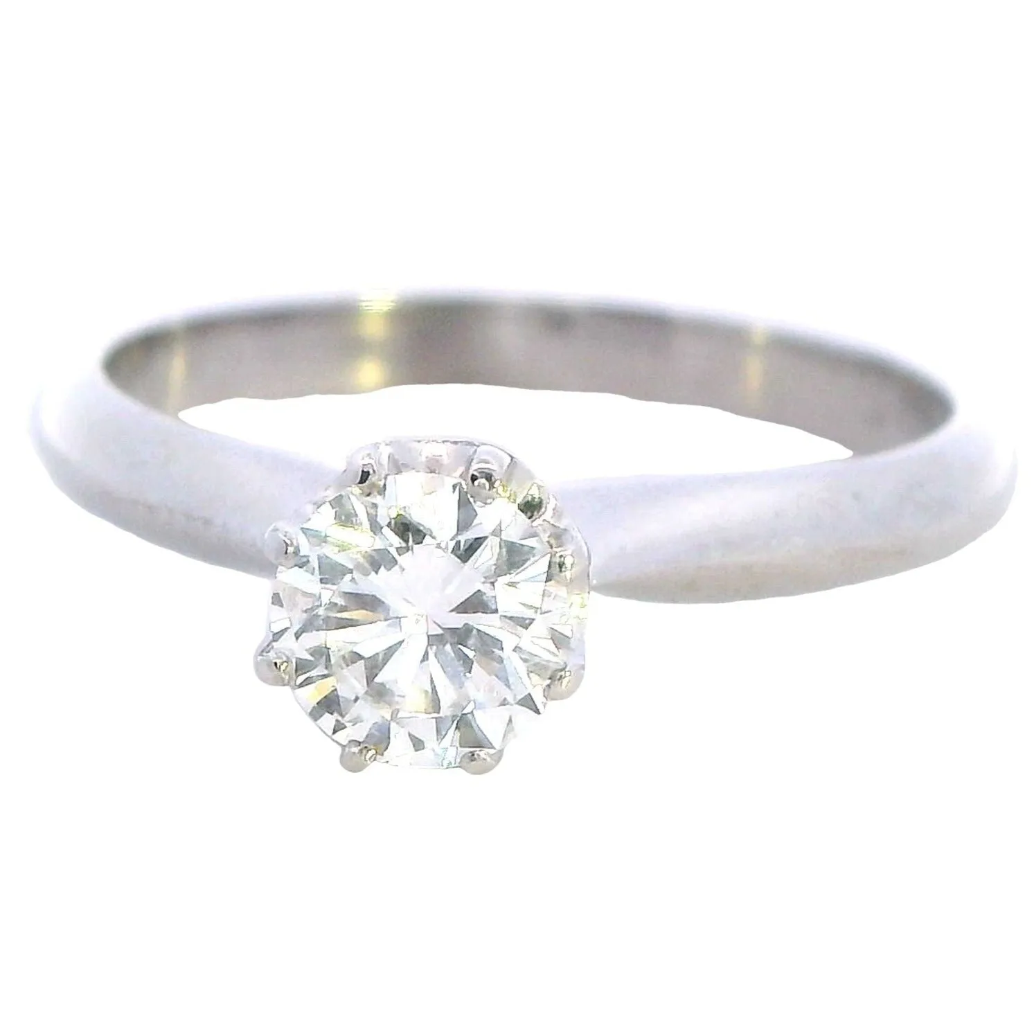 Ethereal Elegance: 18ct White Gold Bridal Ring Set