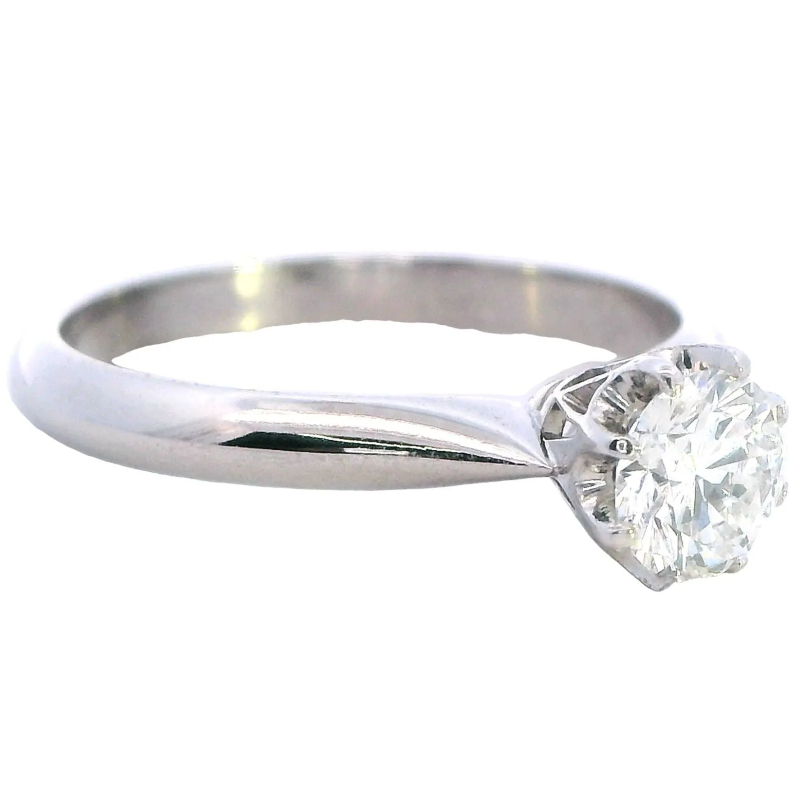 Ethereal Elegance: 18ct White Gold Bridal Ring Set