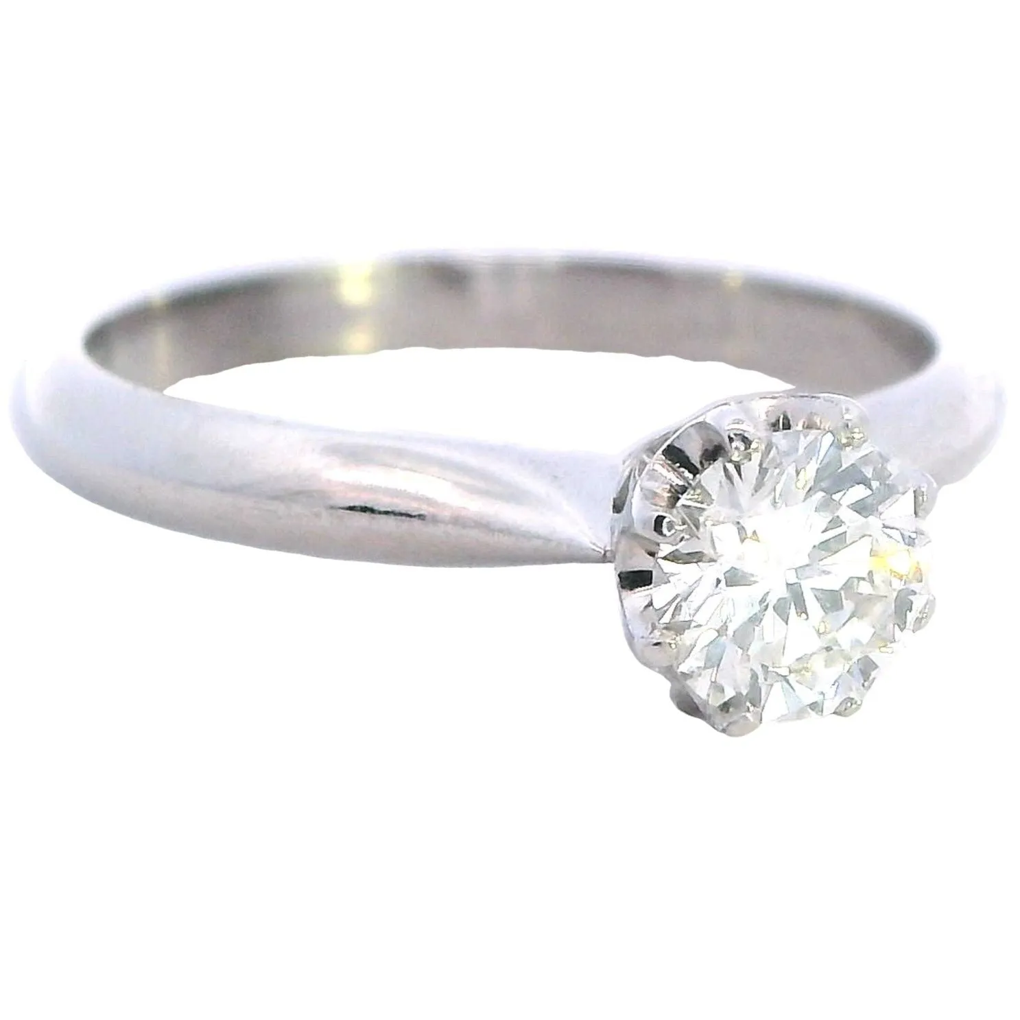 Ethereal Elegance: 18ct White Gold Bridal Ring Set