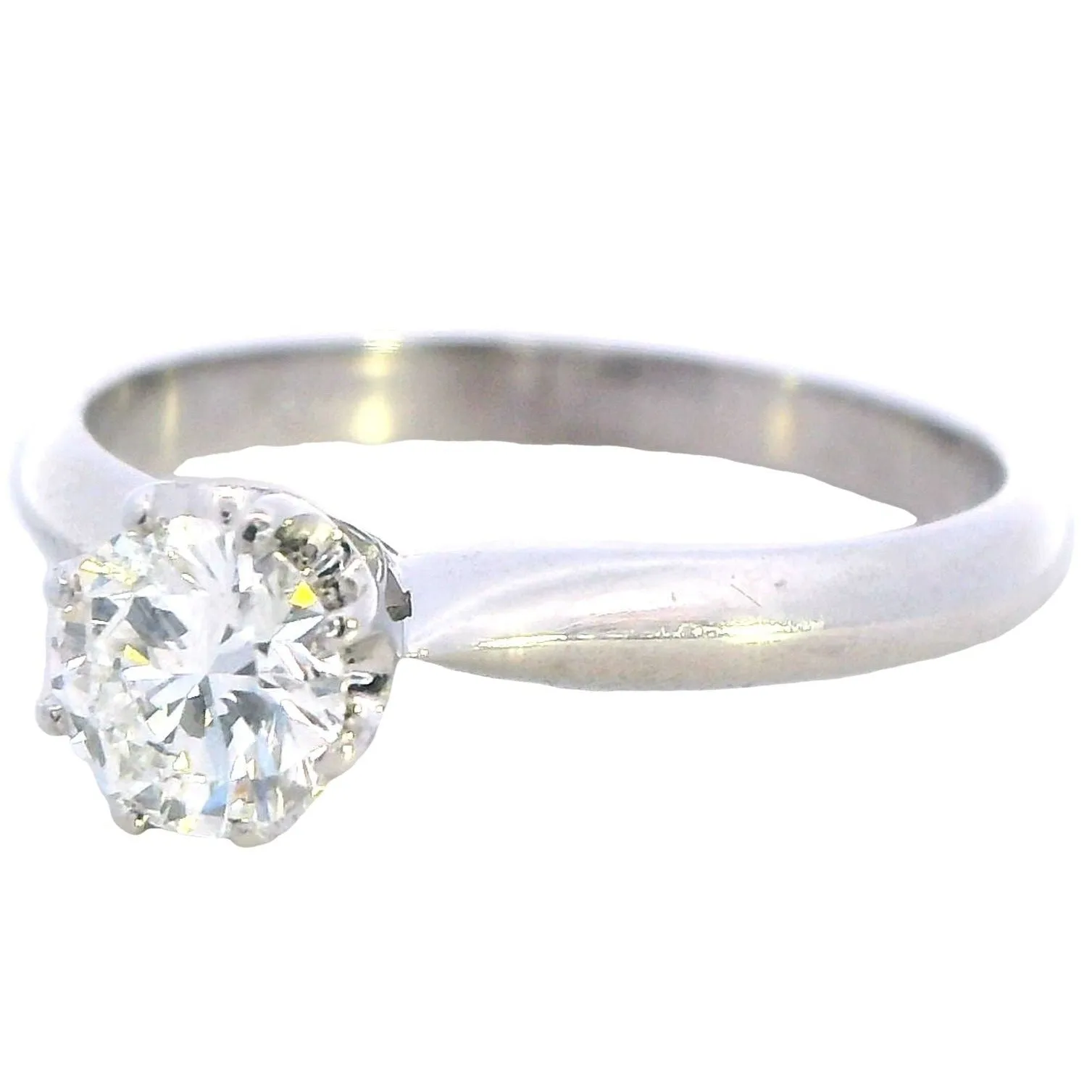 Ethereal Elegance: 18ct White Gold Bridal Ring Set