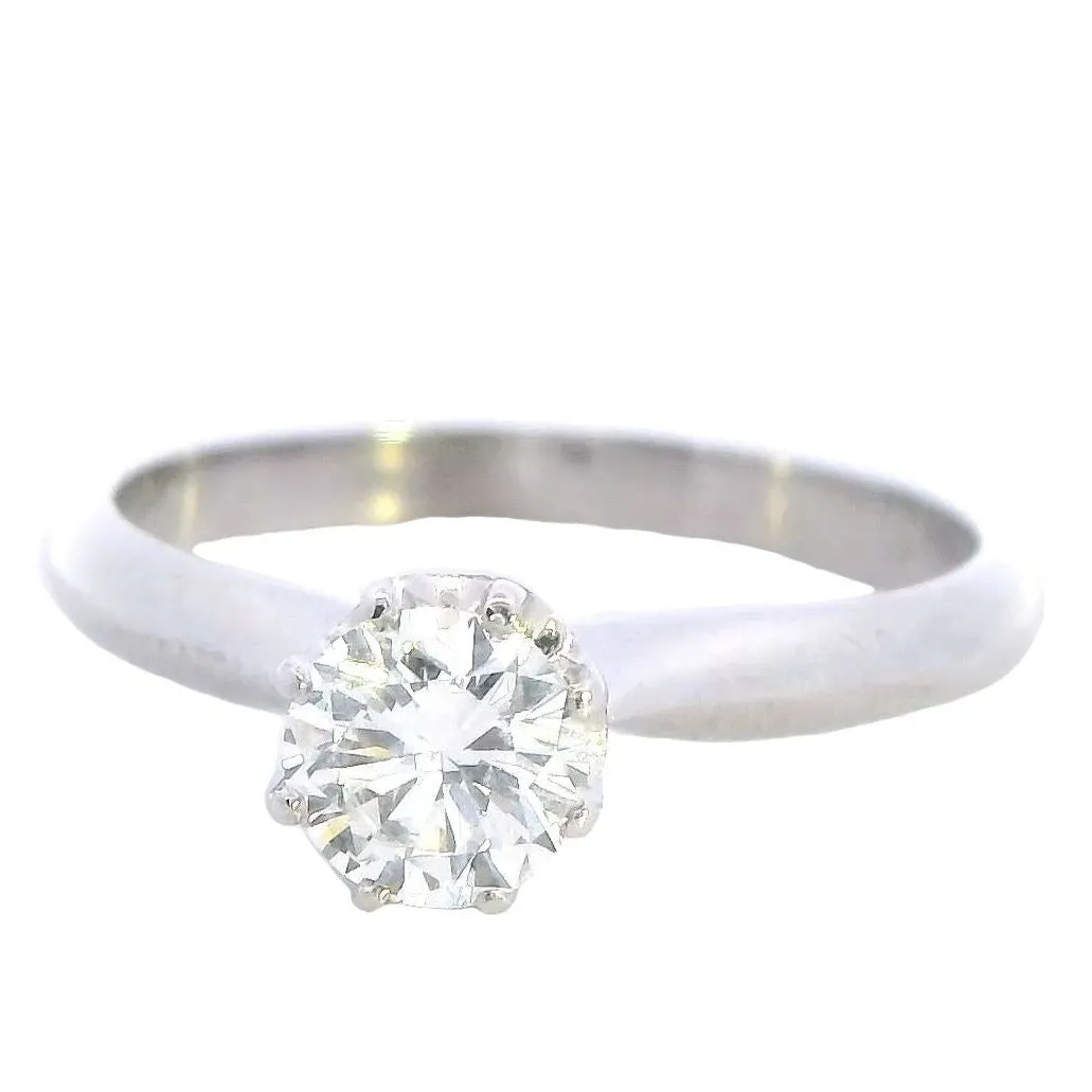 Ethereal Elegance: 18ct White Gold Bridal Ring Set