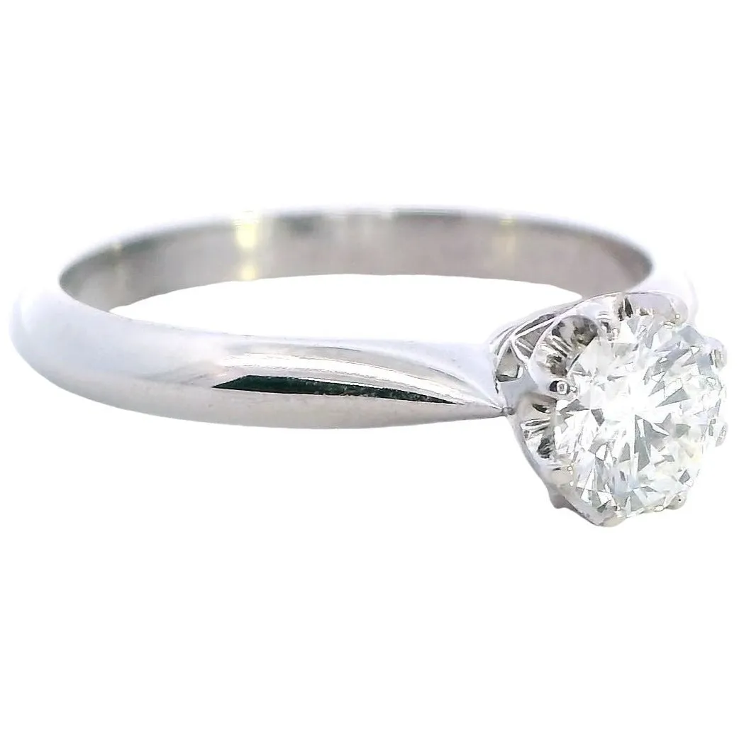 Ethereal Elegance: 18ct White Gold Bridal Ring Set