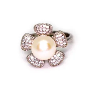 Flower Pearl Ring