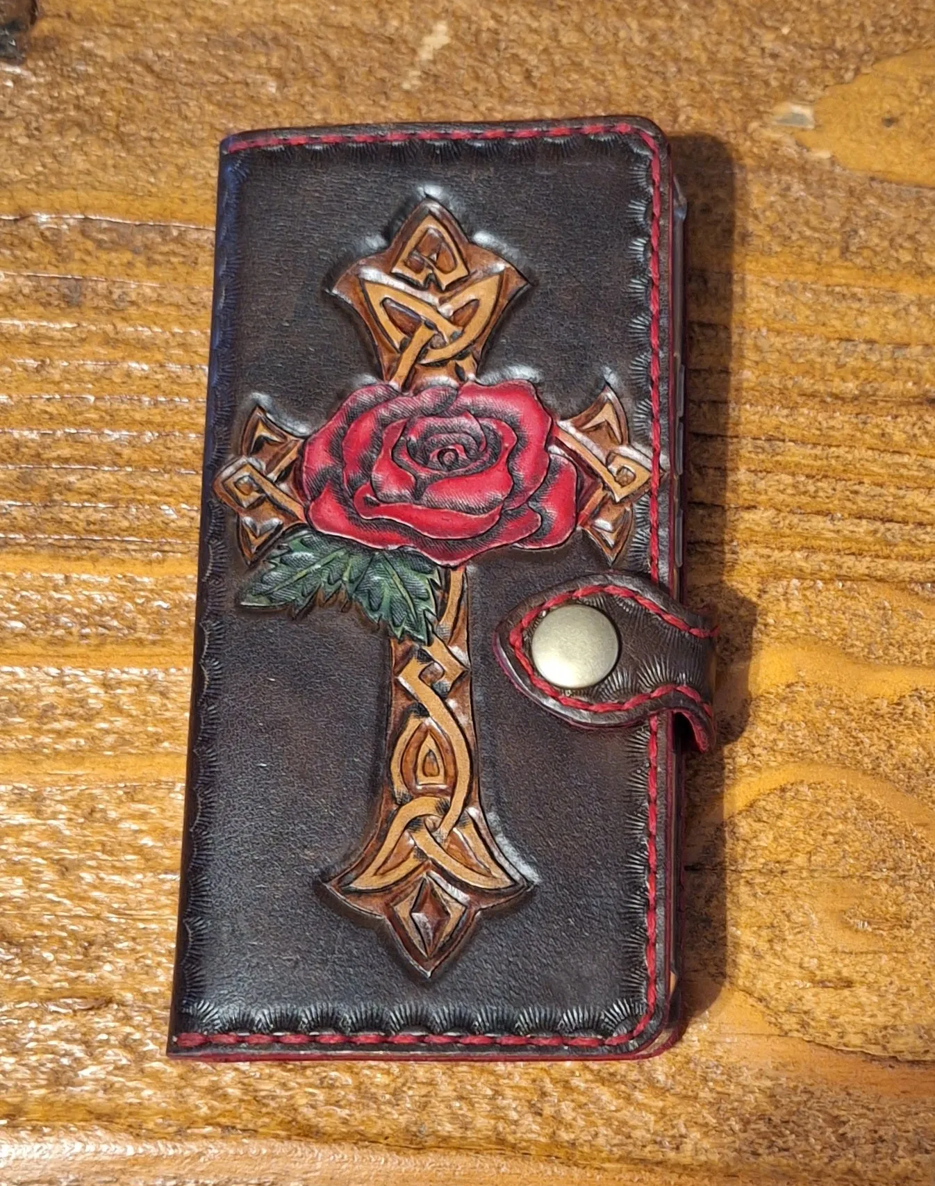 Genuine Leather Custom  Handmade Cellphone Cover