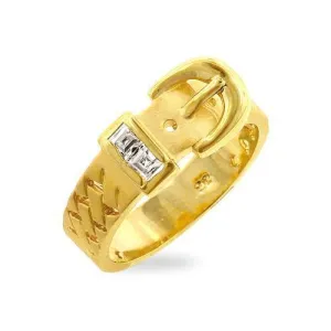 Golden Buckle Ring