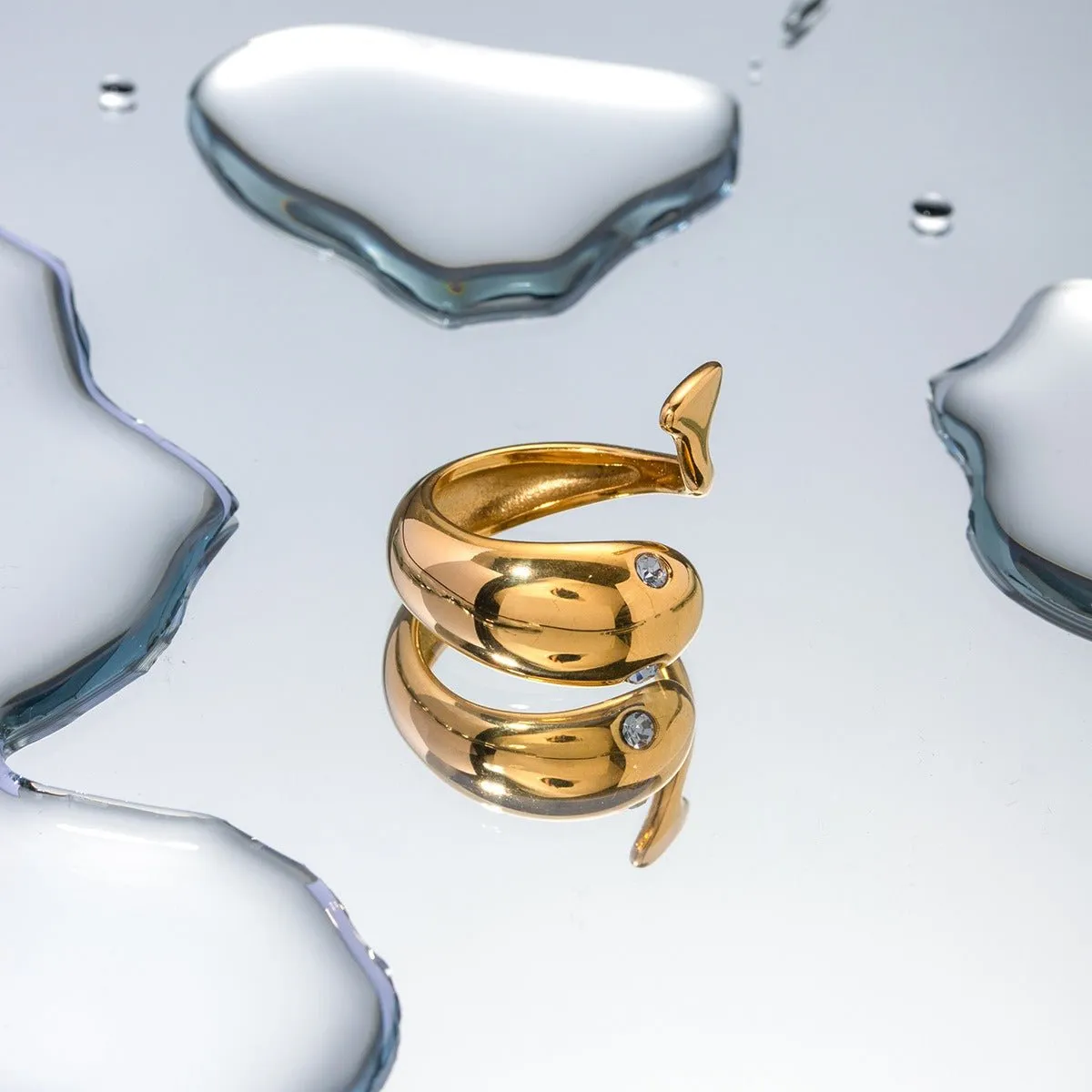 golden fish ring