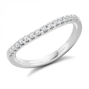 Harmony Collection 0.3ct Round Brilliant 1.9mm Half Eternity Ring